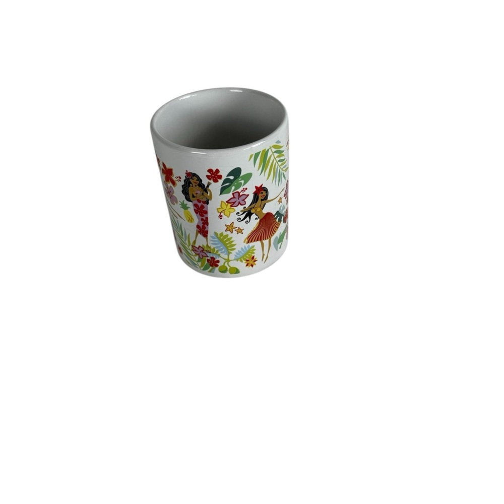 Hula Honey Ceramic Mug with Floral Design
